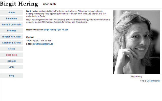 Birgit Hering, eurythmist